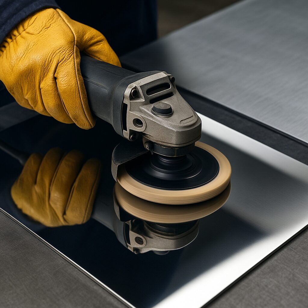 چگونه استیل ضدزنگ براق می‌شود